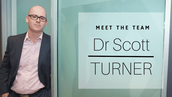 Meet the Team - Dr Scott Turner in the Office